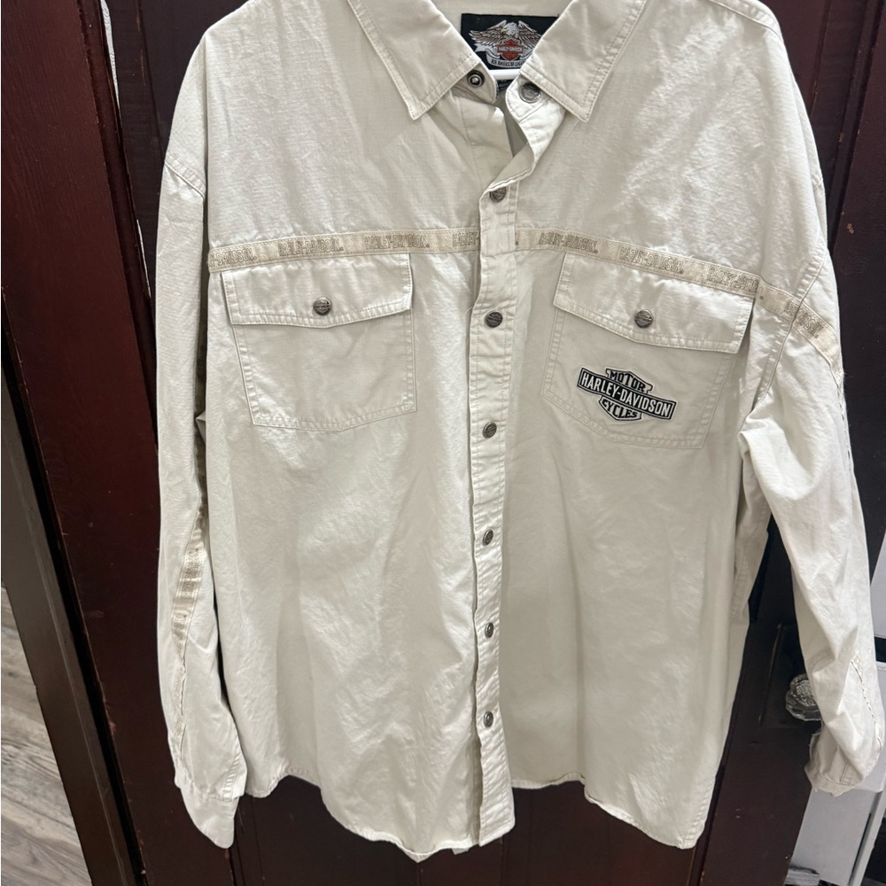 Harley-Davidson Cream 2XL Shirt